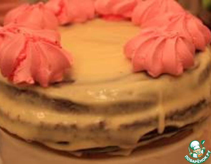 Шоколадный торт со сгущенкой