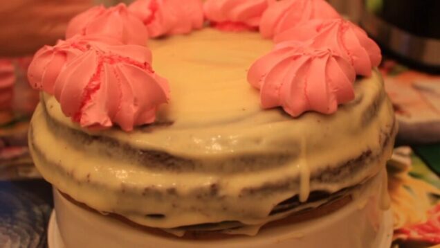 Шоколадный торт со сгущенкой